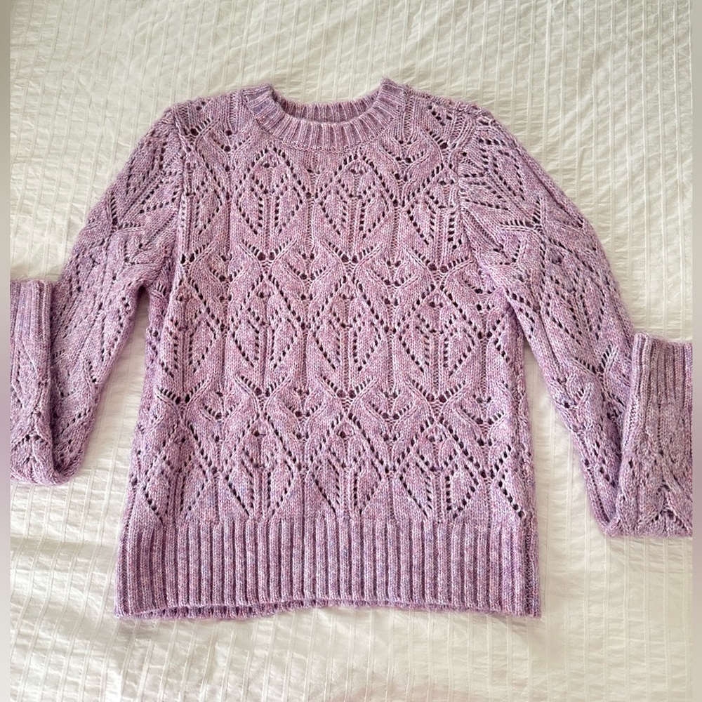 Lavander color sweater